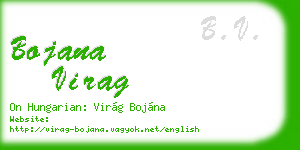 bojana virag business card