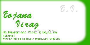 bojana virag business card